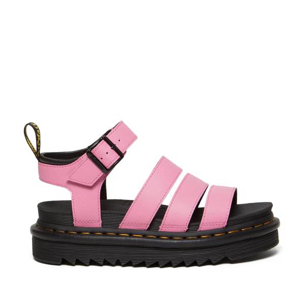 Blaire Fondant Pink Leather Sandals